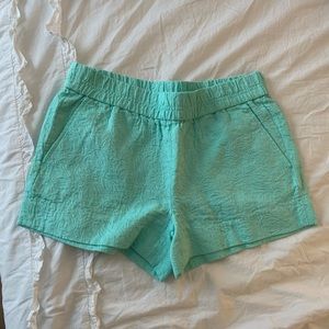 J. Crew turquoise boardwalk shorts 2/small